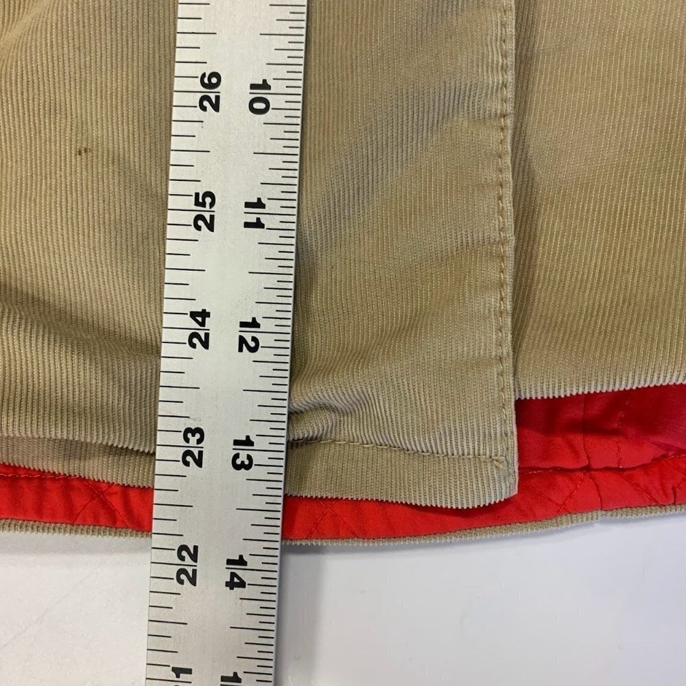 Rei Girls Skirt Mini‎ Corduroy Wrap Brown Lined Snap Button Stretch Size L - Picture 15 of 15